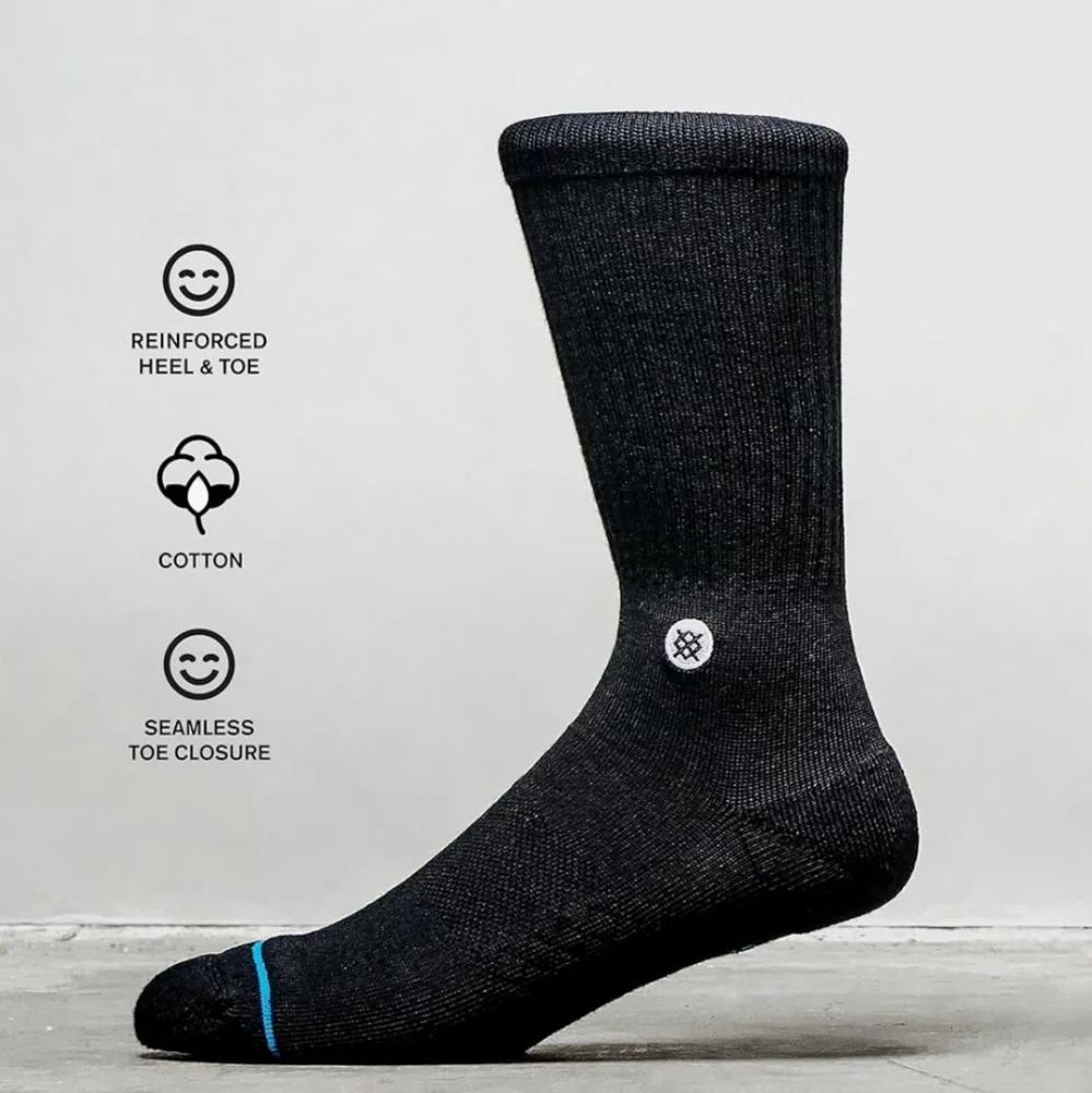 NWT Kid's OG Stance Black and White Socks